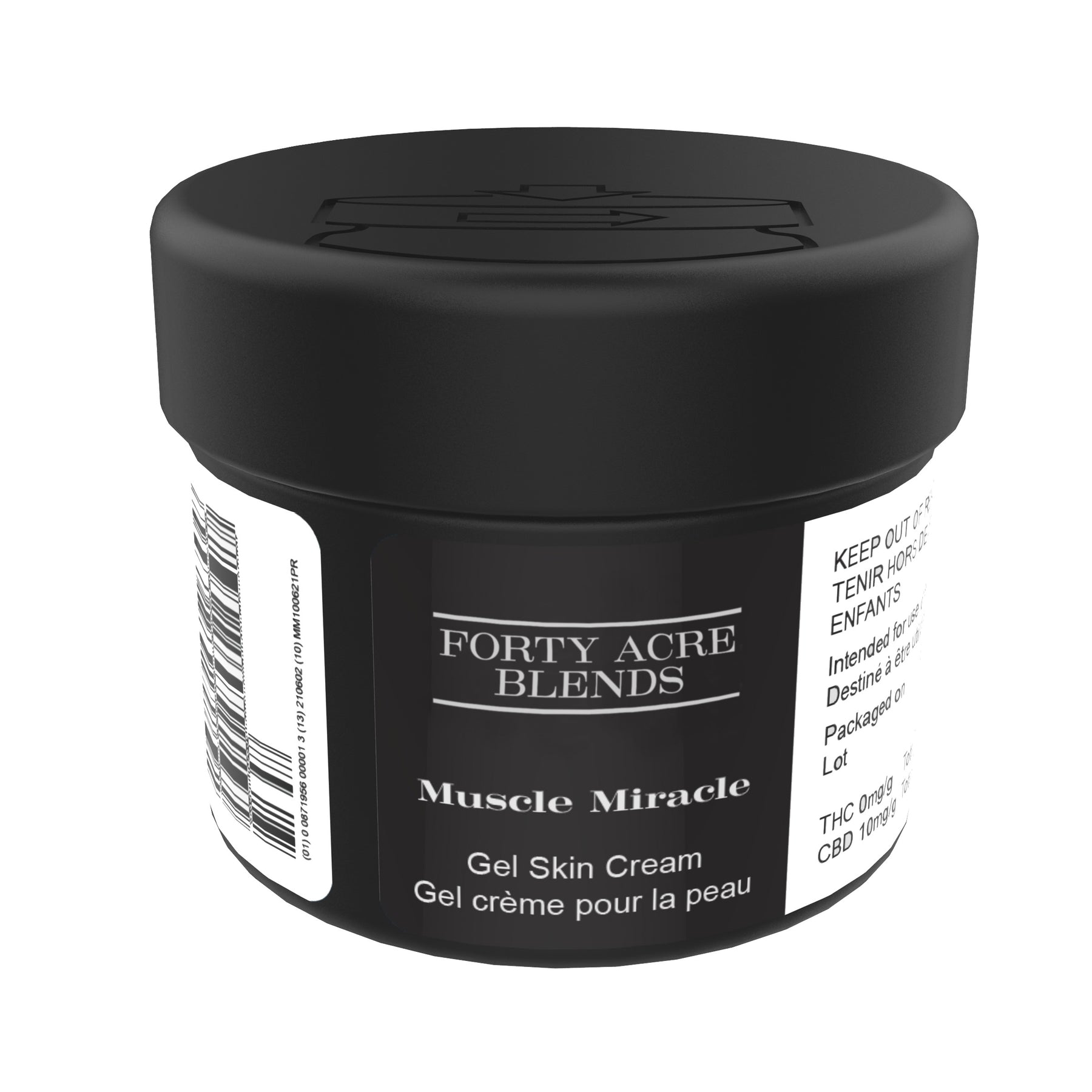 Back Forty Blends : MUSCLE MIRACLE CREAM - MUSCLE MIRACLE CREAM (750mg)