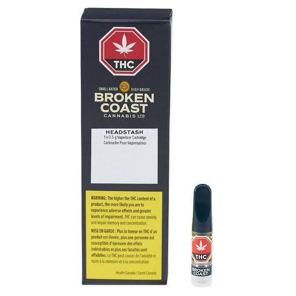 Broken Coast Cannabis - Headstash 510 Vape Cartridge - Indica 0.5G