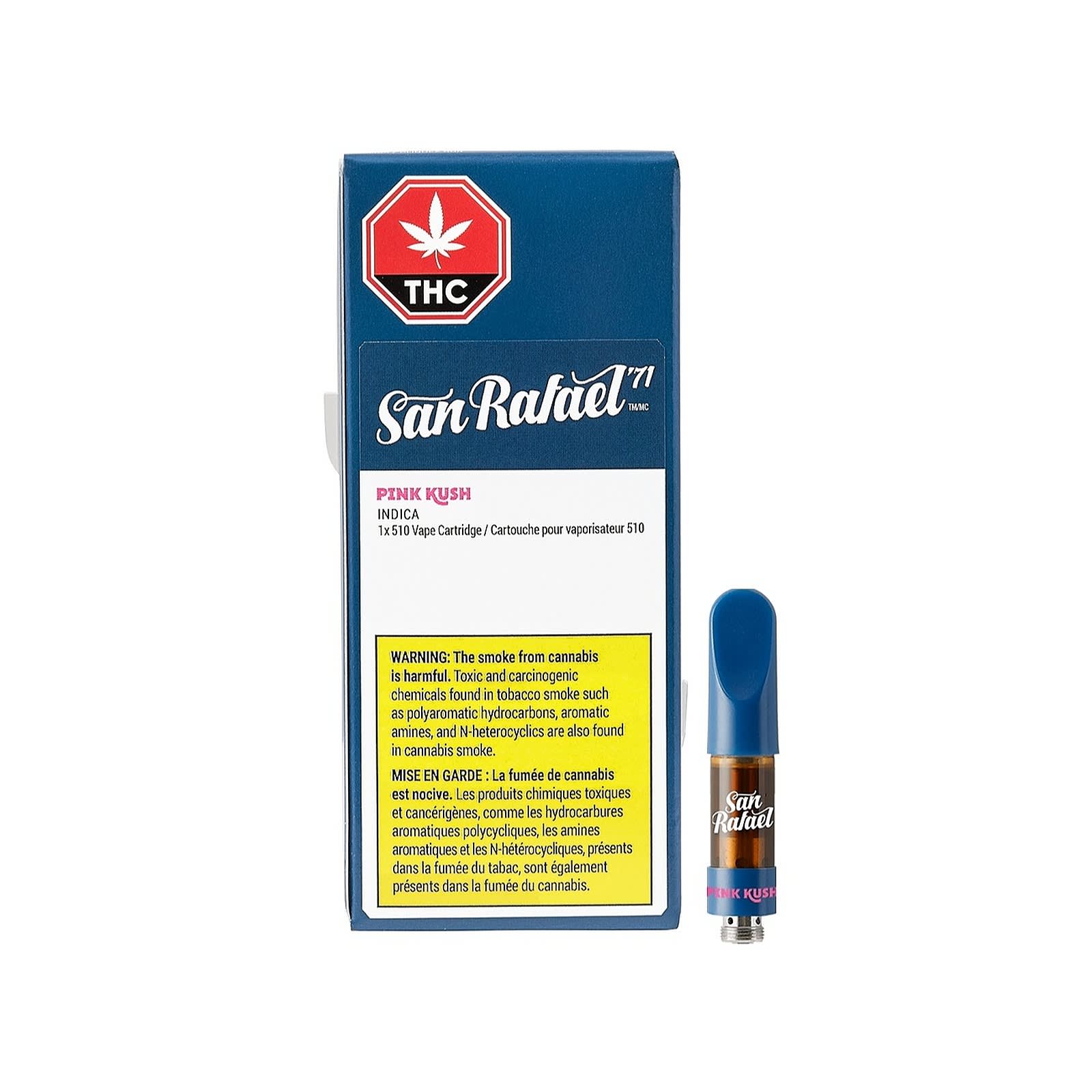 San Rafael '71 - Pink Kush 510 Cartridge -  Indica 0.5G