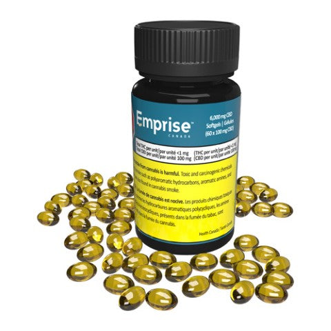 Emprise Canada : 6,000mg CBD Softgels (60x100mg)
