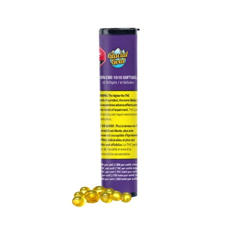 Glacial Gold : CBN:CBD 10:10 Softgels (10pk)