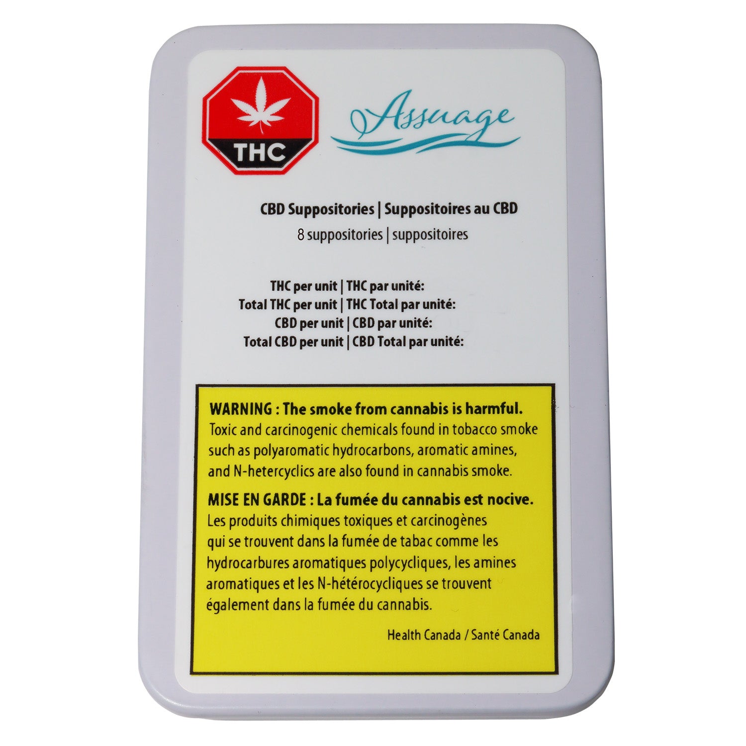 Assuage - Cbd Suppositories - 8Ea