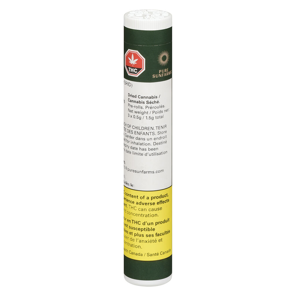 Pure Sunfarms : HEADBAND PRE-ROLL (1.5g)
