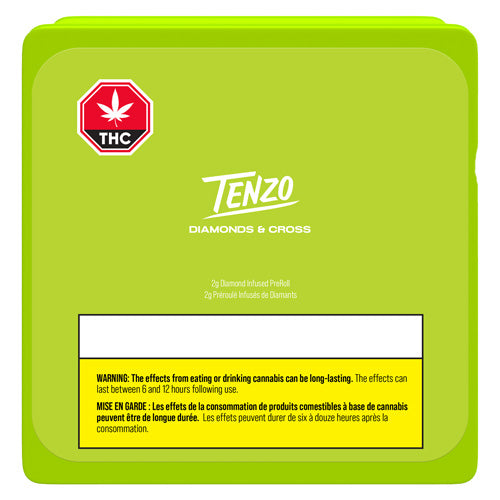Tenzo : Diamonds & Cross Infused Pre-Roll (1x2g)