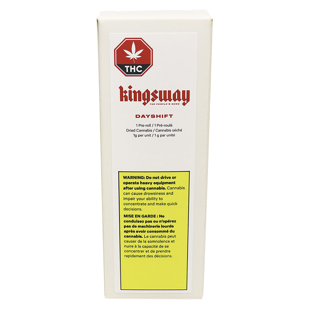 Kingsway : DAYSHIFT PRE-ROLL (2.5g)