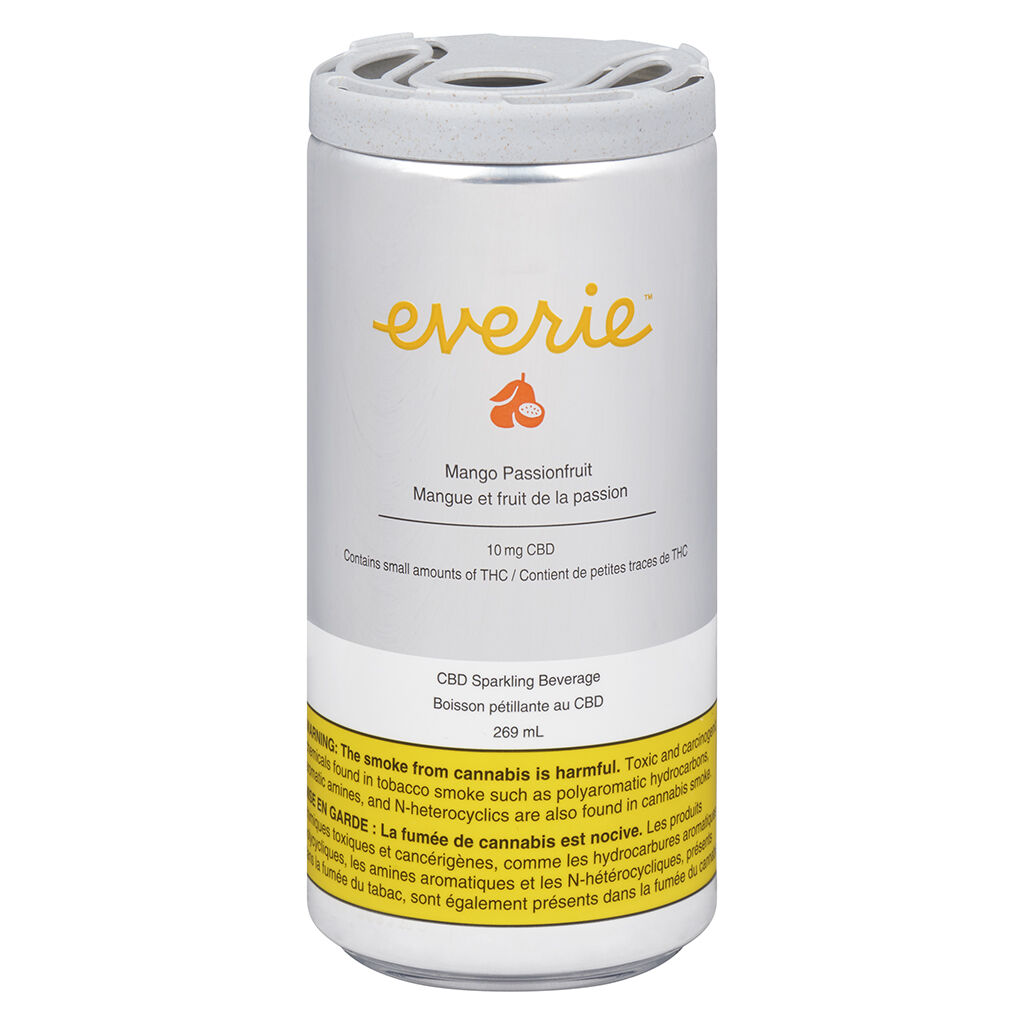 Everie : EVERIE-MANGO PASSIONFT CBD SPAKLG BEVEGE - Everie : EVERIE-MANGO PASSIONFT CBD SPARKLING BEVERAGE (269mL)