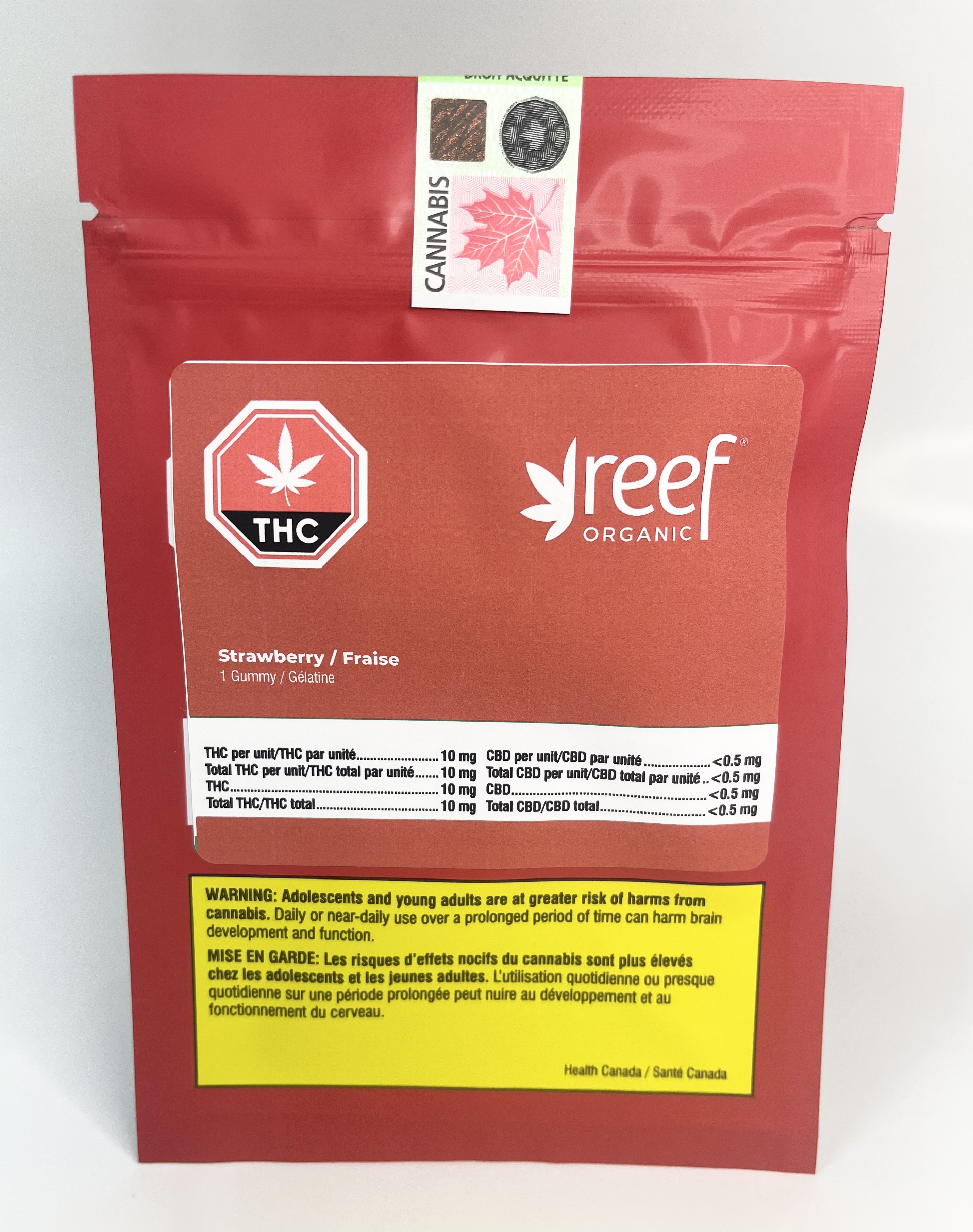 REEF ORGANIC : STRAWBERRY SOFT CHEWS (GHOST TRAIN HAZE)