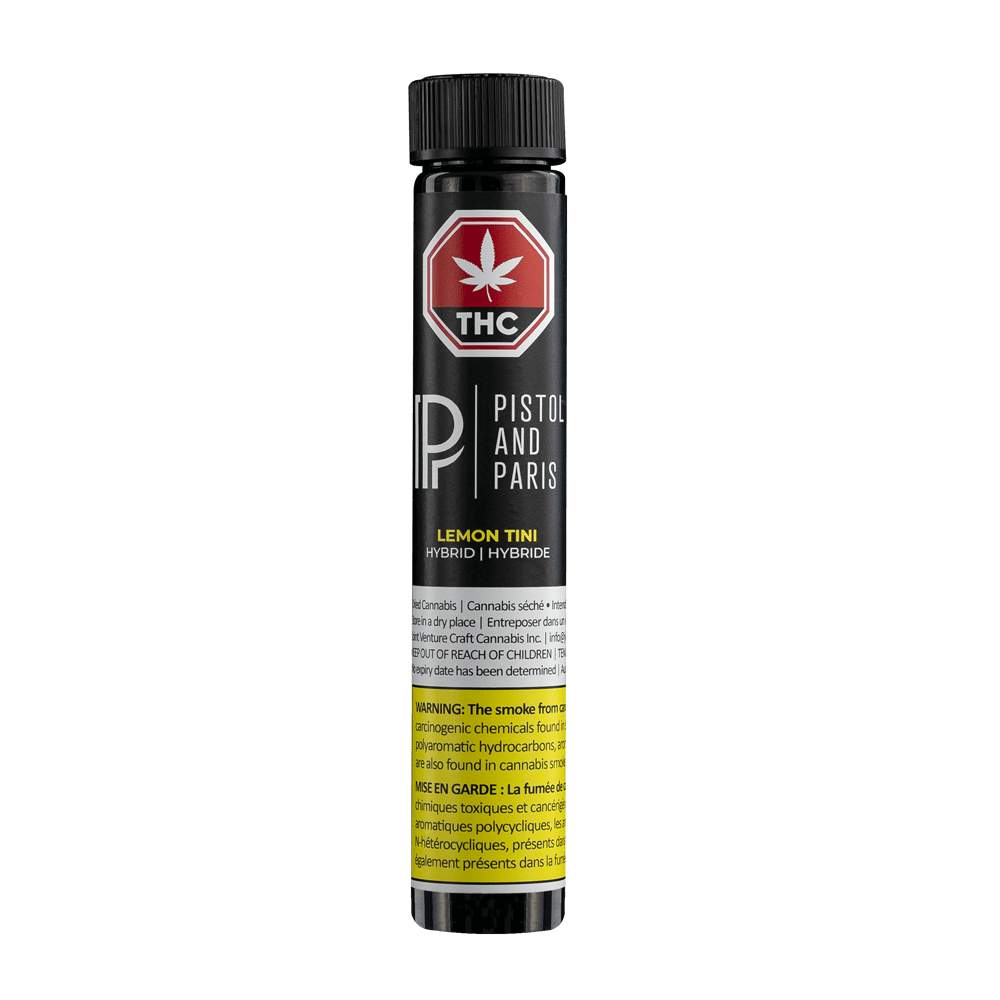 Pistol And Paris - Lemon Tini Pre-Rolls - Lemon Tree X Karma Sour Diesel - Hybrid 1.5G