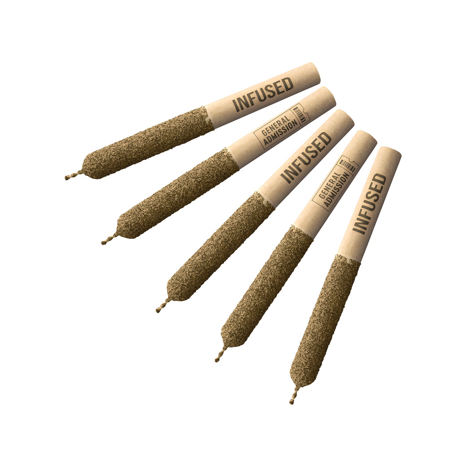 General Admission - Purple Stuff Diamond Infused Pre-Rolls - 2.5G