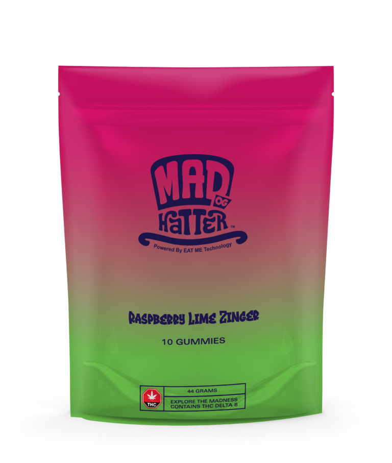 Mad Hatter Og - Raspberry Lime Zinger 100Mg Delta-8 10:1 -  Blend 44G