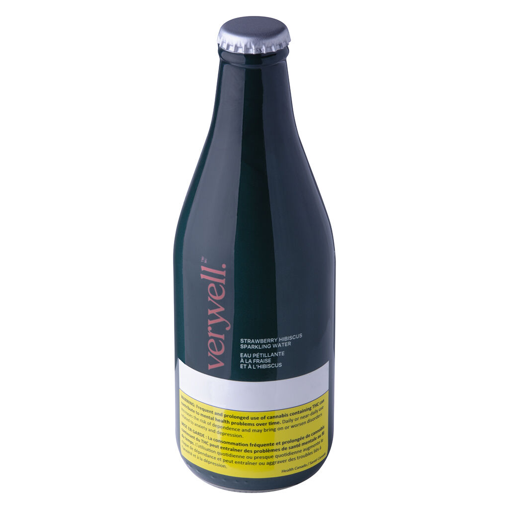 Hexo - Veryvell Strawbry Hibiscus Sparklg Water - Blend - Blend 355Ml