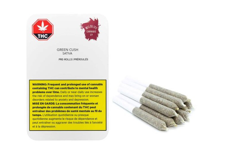 WILDLIFE : GREEN CUSH PRE-ROLL (3G)
