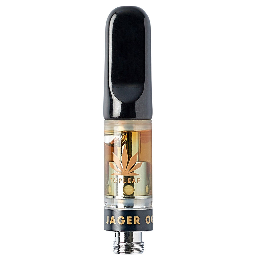 Top Leaf : JAGER OG PREFILLED VAPE CARTRIDGE (0.5g)