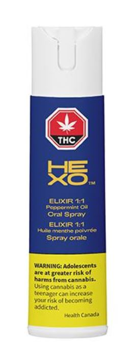 HEXO : ELIXIR CBD MCT ORAL SPRAY (15mL)
