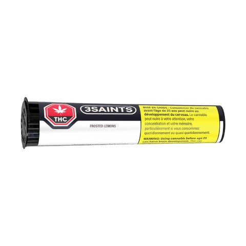 3Saints : Frosted Lemons Pre-Rolls (1pk)