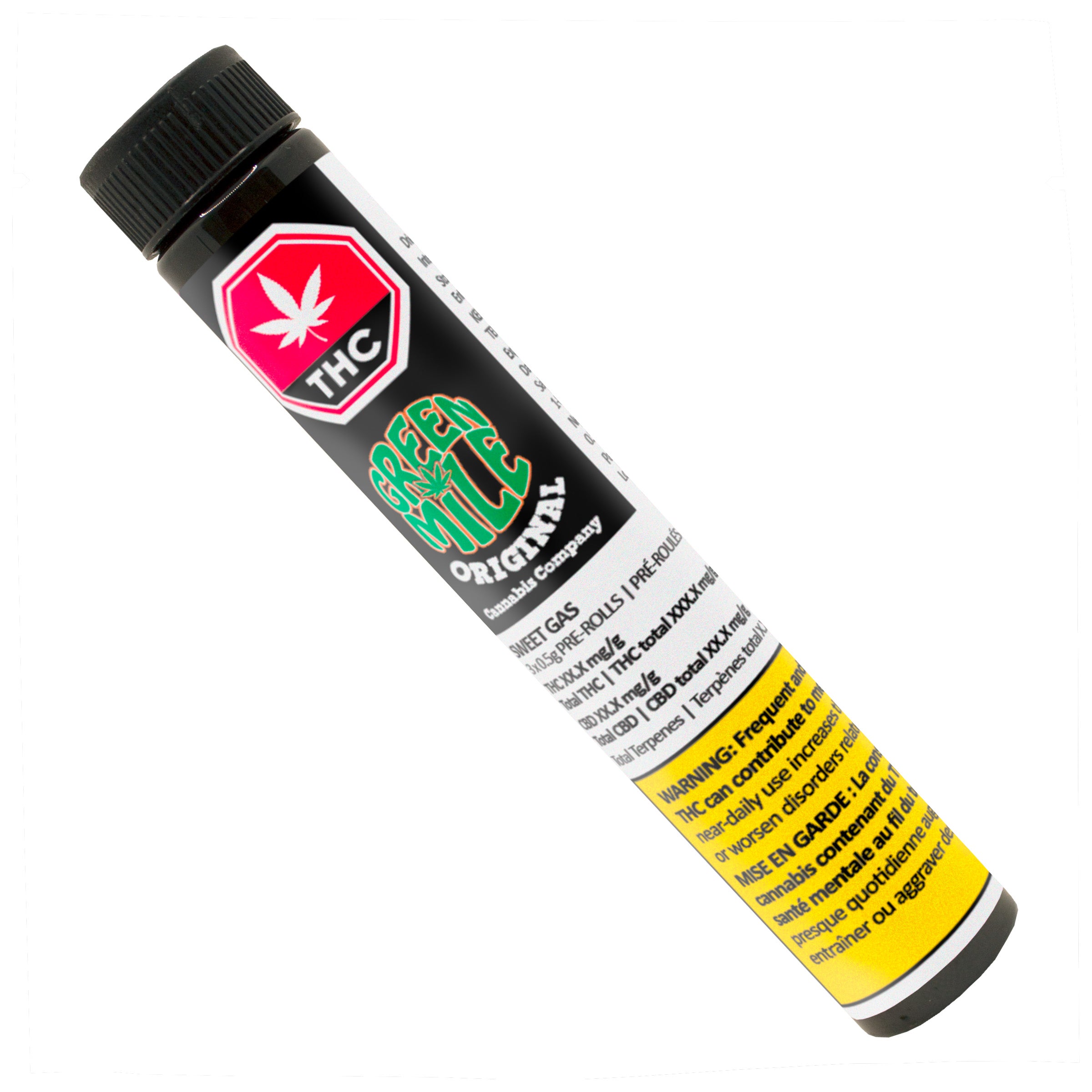 Green Mile : Sweet Gas Pre-Rolls (3x0.5g)