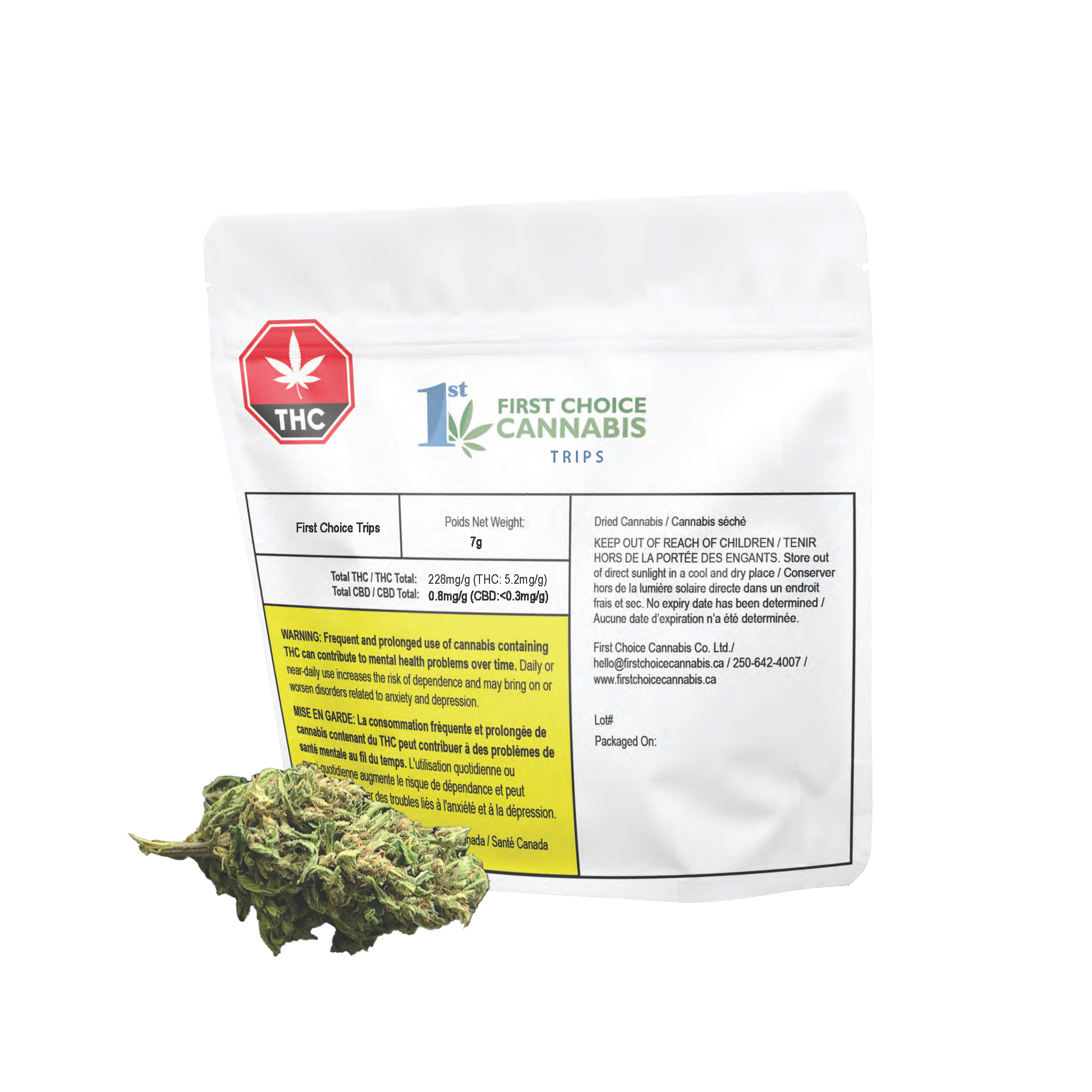 First Choice Trips - Vanilla Ice - Jet Fuel Gelato X White Flow - Indica 3.5G