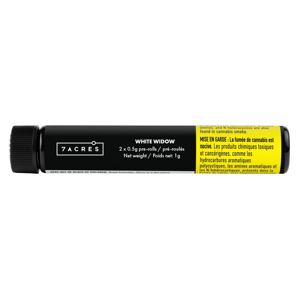 7ACRES : WHITE WIDOW PRE ROLL (2x.5g)