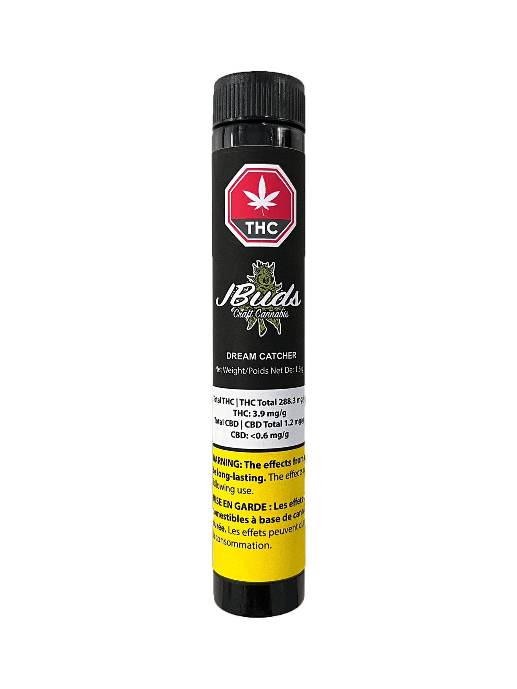 JBUDS CRAFT CANNABIS : DREAM CATCHER PRE-ROLLS (3 X .5G)