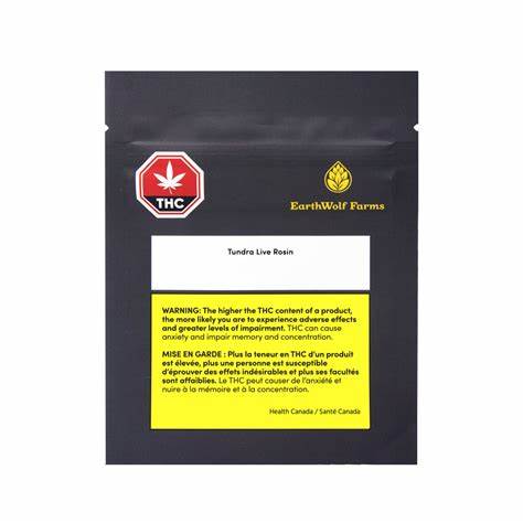 Earthwolf Farms : TUNDRA LIVE ROSIN - TUNDRA LIVE ROSIN (1g)