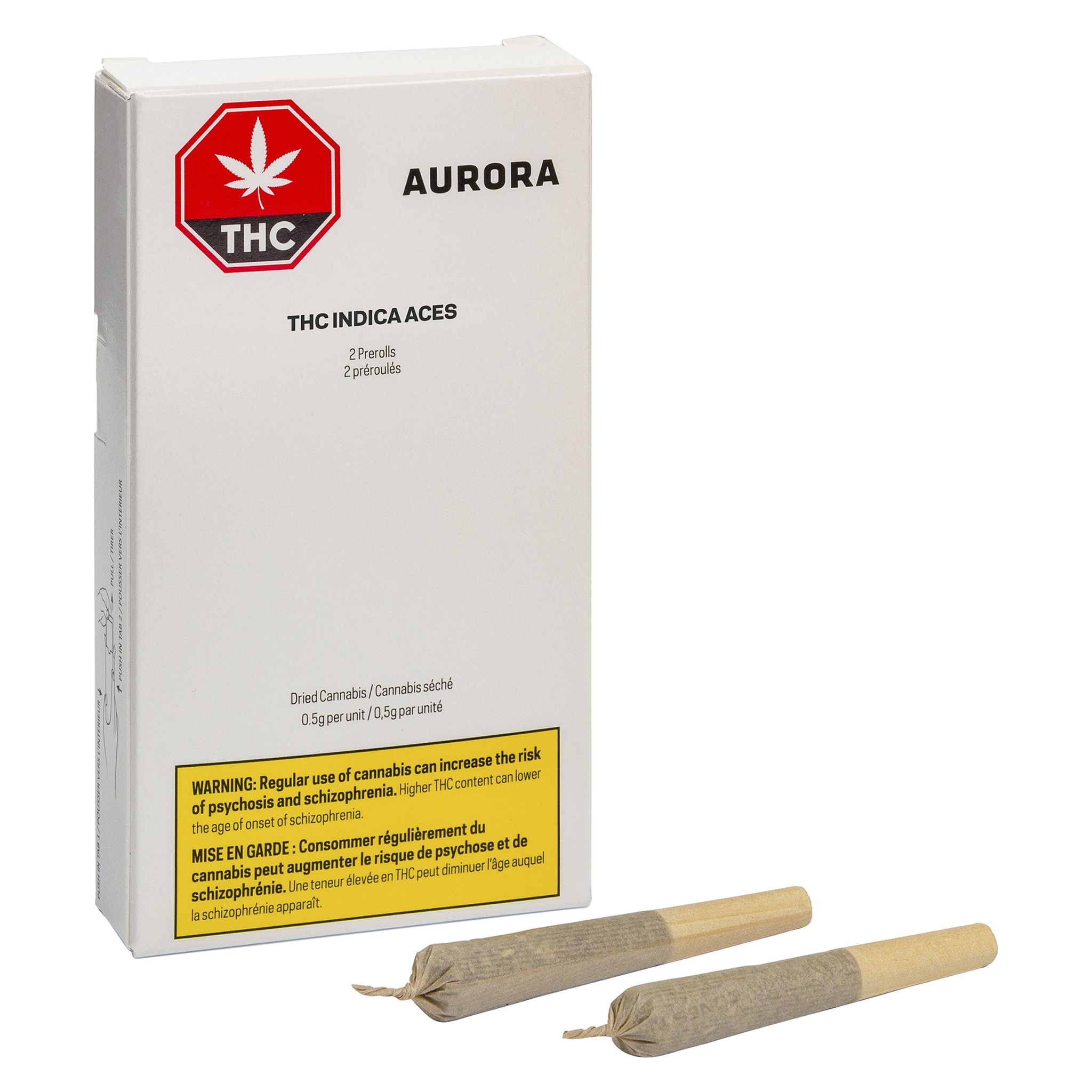 ACES : THC INDICA PRE-ROLL - THC INDICA PRE-ROLL (2x.5g)