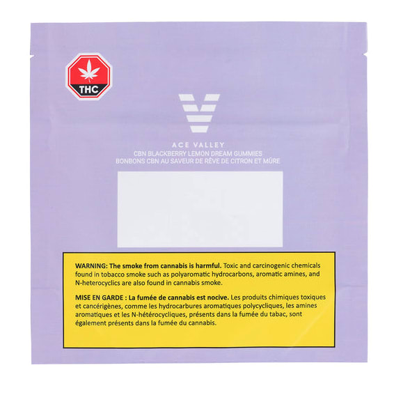 Ace Valley : CBN BLACKBERRY LEMON DREAM GUMMIES - CBN BLACKBERRY LEMON DREAM GUMMIES