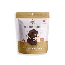 Goodship : TOFFEE CRUNCH DARK CHOCOLATE (14g)
