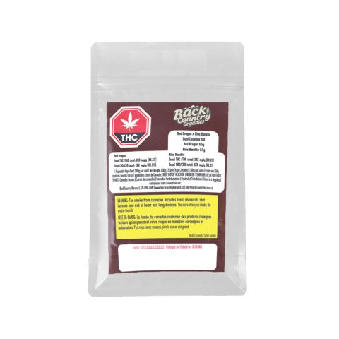 Back Country Organics : Red Dragon X Blue Bandita Live Rosin Chamber Aio - Back Country Organics : Red Dragon X Blue Bandita Live Rosin Dual Chamber Aio (1g)