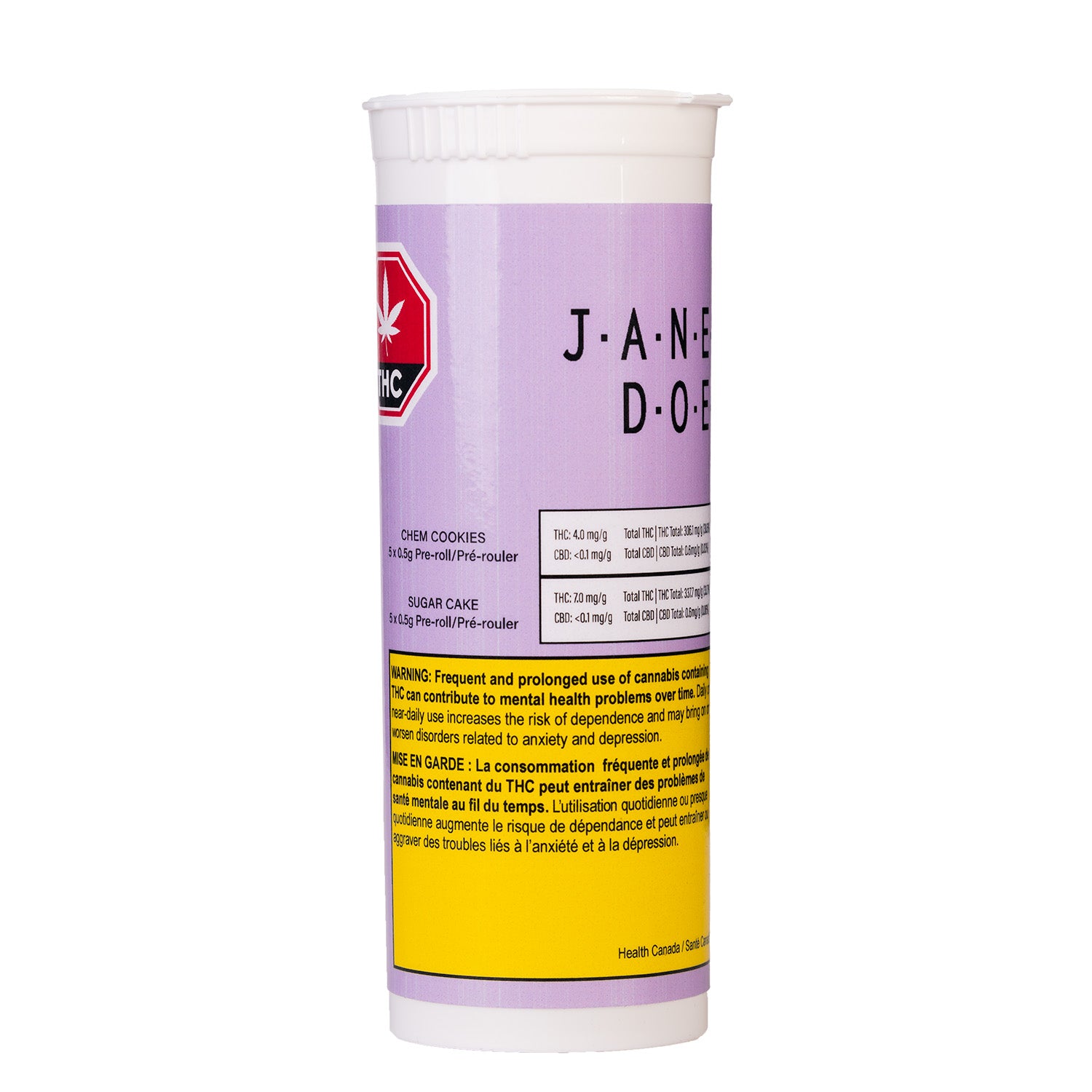 J.A.N.E.D.O.E. : CHEM COOKIES & SUGAR CAKE PRE-ROLLS - CHEM COOKIES & SUGAR CAKE PRE-ROLLS (10x.5g)