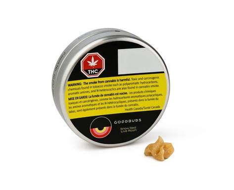 GOOD BUDS COMPANY : SNOW GOD LIVE ROSIN (0.5g)