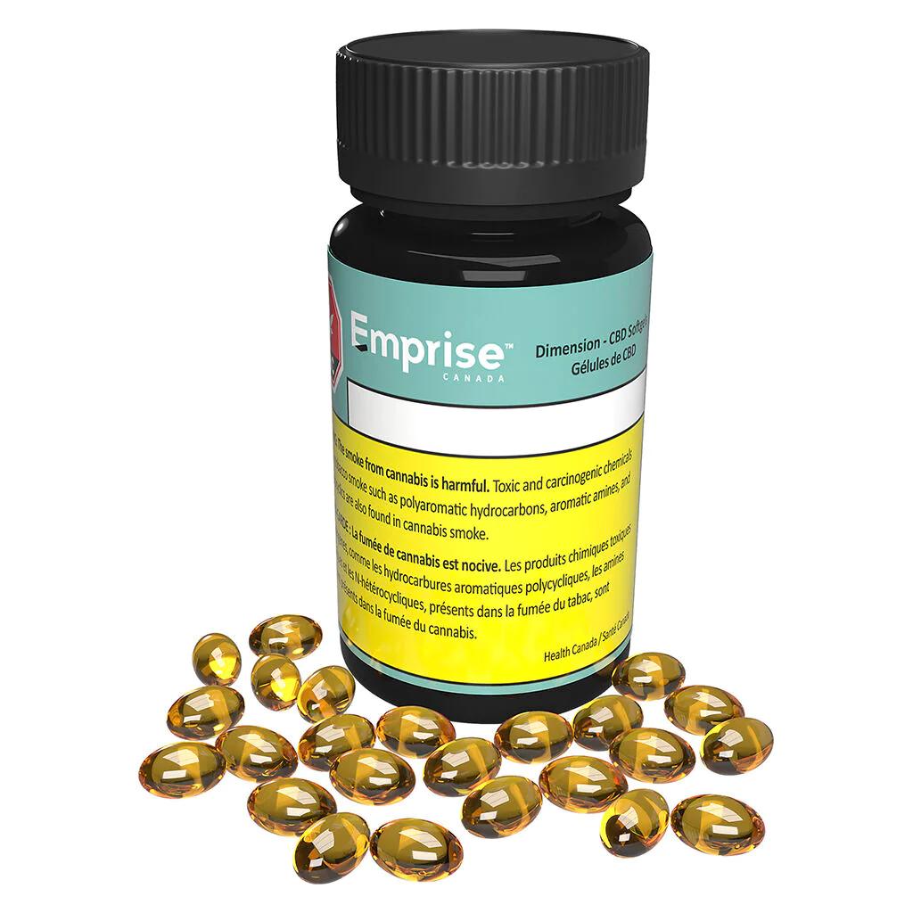 Emprise Canada - Dimension Cbd Softgels -  Hybrid 15Ea