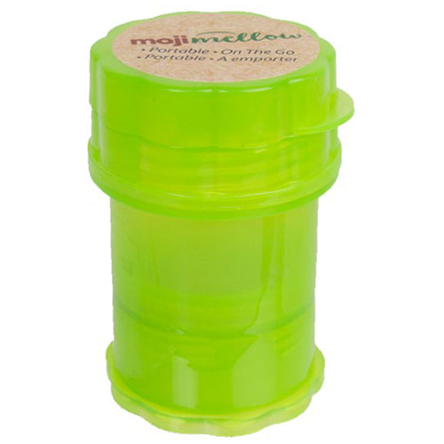 Moji Mellow : PORTABLE STORAGE CANISTER WITH GRINDER
