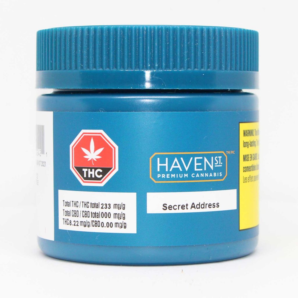 Haven St. Premium Cannabis - No. 428 Secret Address - Glueberry - Hybrid 3.5G