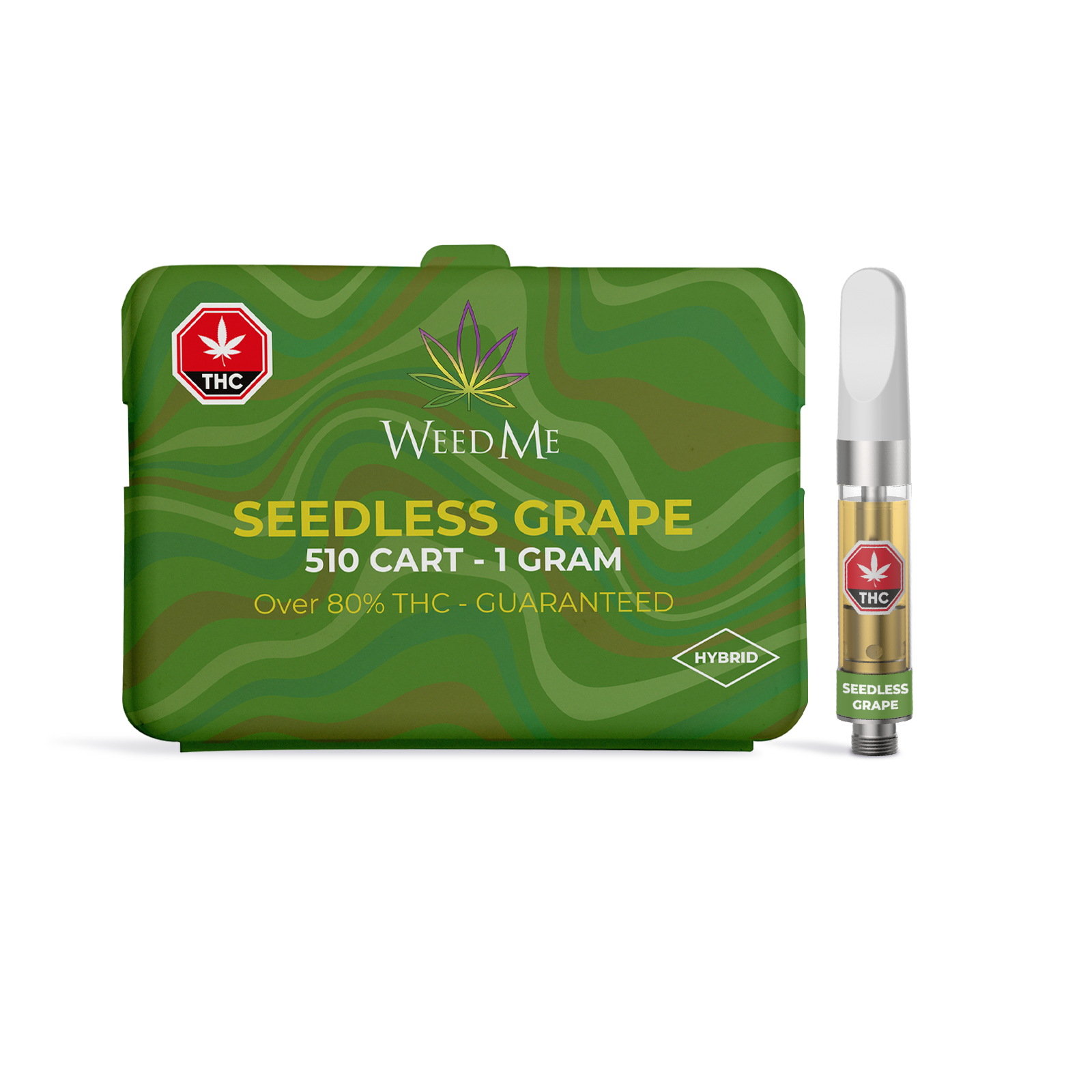 WEED ME : SEEDLESS GRAPE 510 THREAD CARTRIDGE (1g)