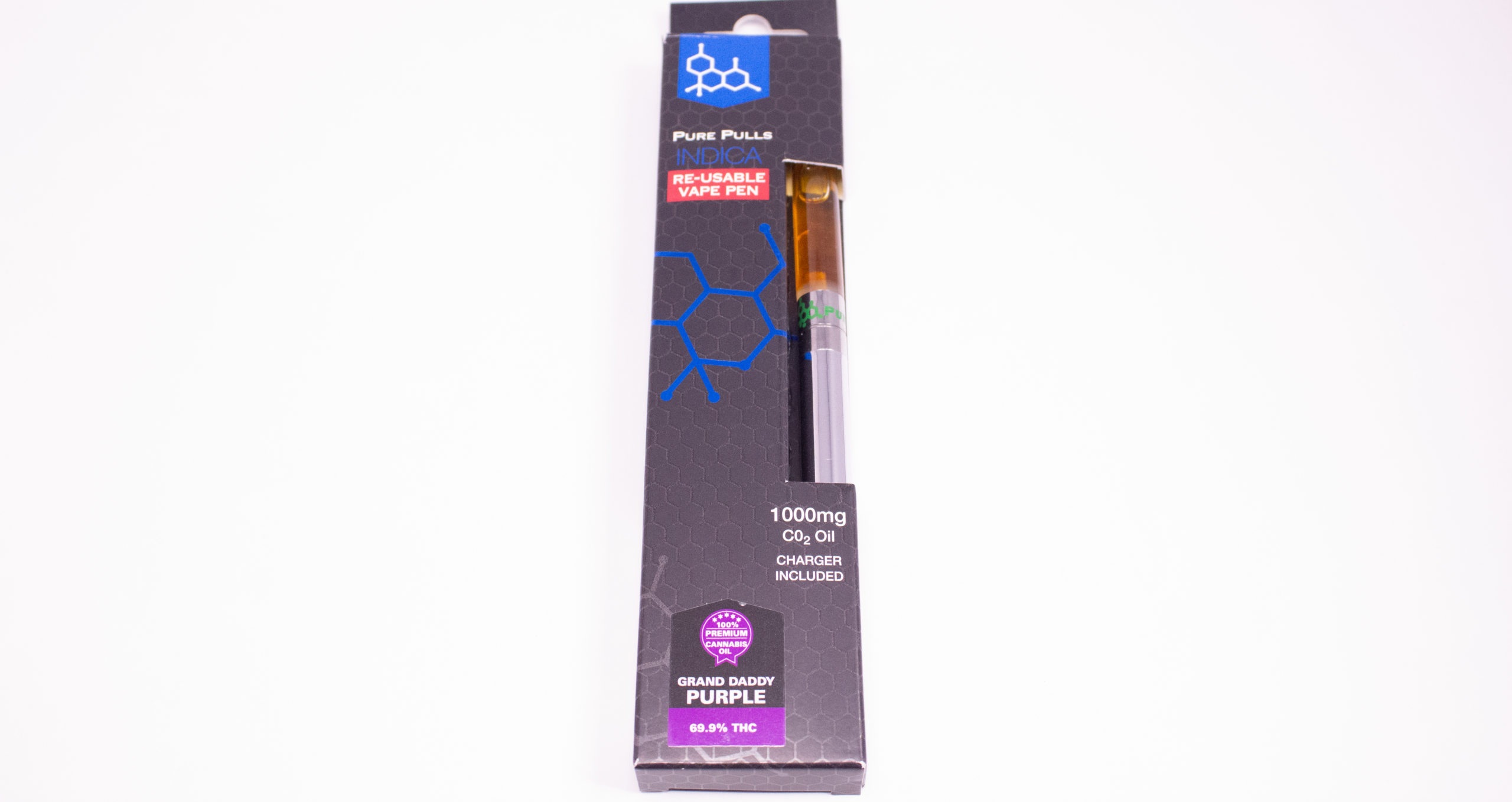 PURE PULLS : GRAND DADDY PURPLE FULL SPECTRUM CARTRIDGE (1g)
