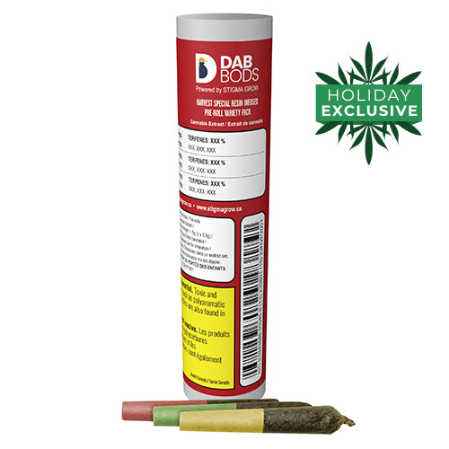 Dab Bods - Harvest Special Shatter Infused Pre-Roll Varty Pk - 1.5G