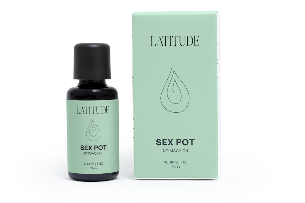 LATITUDE : SEX POT INTIMACY OIL (400mg THC)