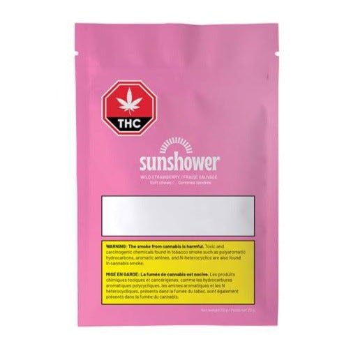 SUNSHOWER : WILD STRAWBERRY SOFT CHEWS (5x2mg)
