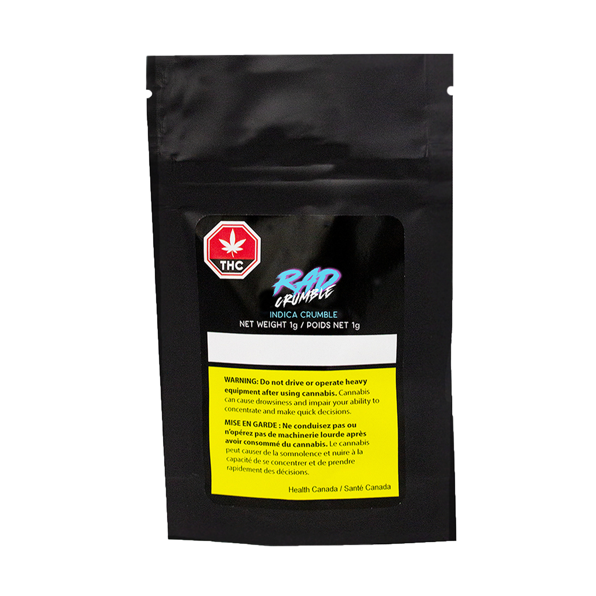 RAD : INDICA CRUMBLE (1g)