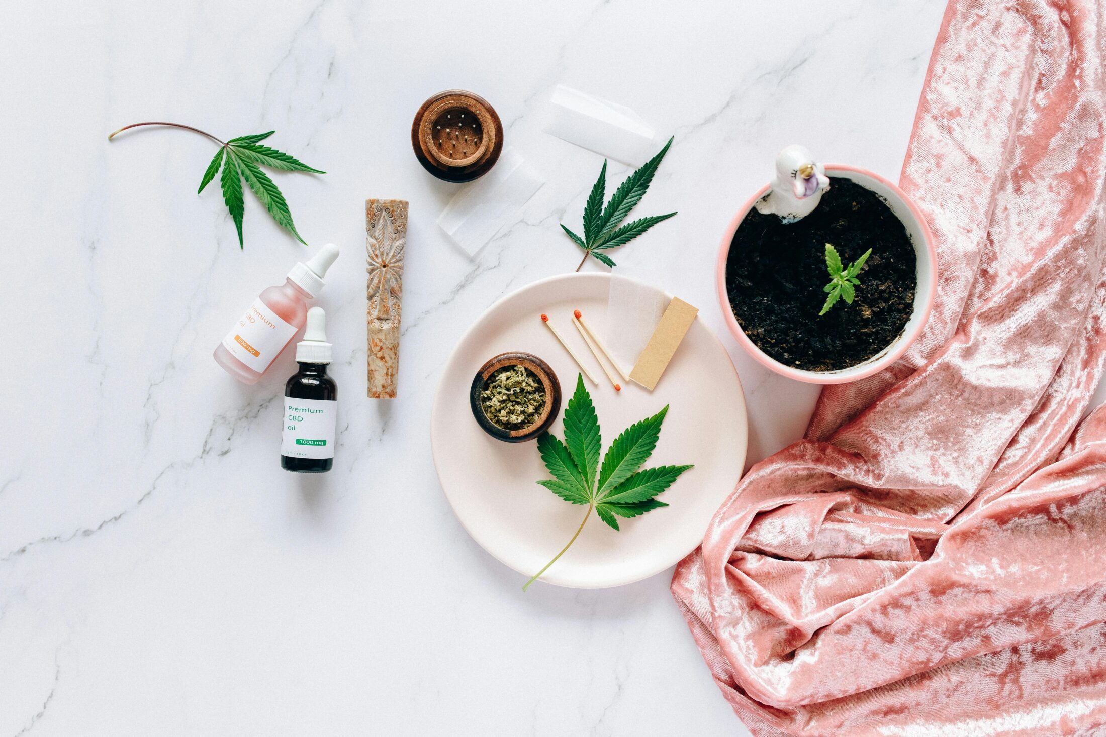 cannabis and mental health flower CBD oil